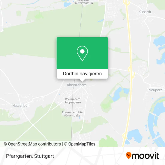 Pfarrgarten Karte