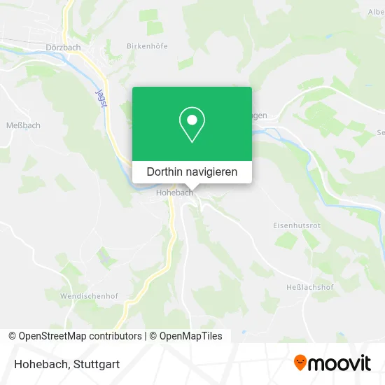 Hohebach Karte