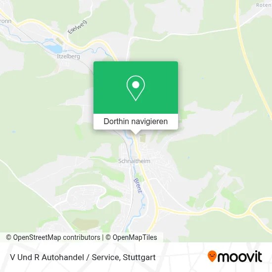 V Und R Autohandel / Service Karte