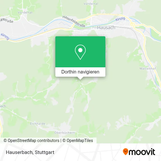 Hauserbach Karte