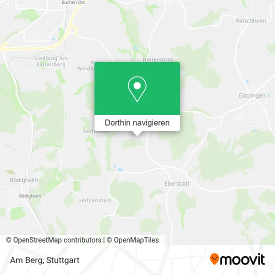 Am Berg Karte