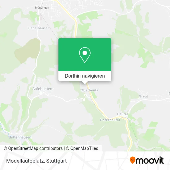 Modellautoplatz Karte