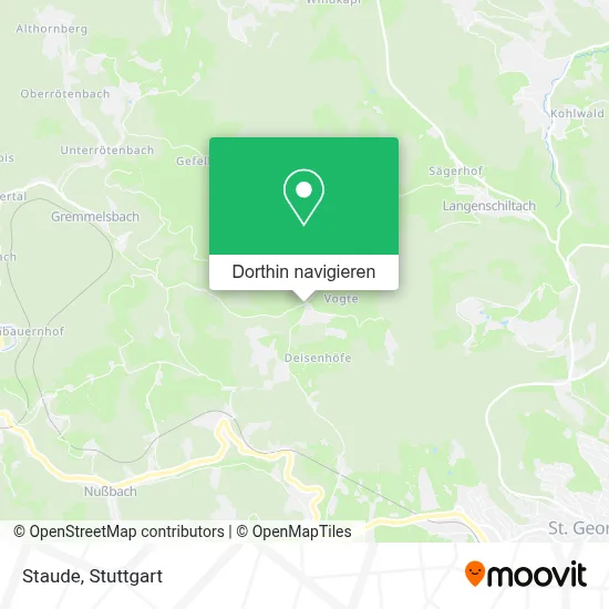 Staude Karte