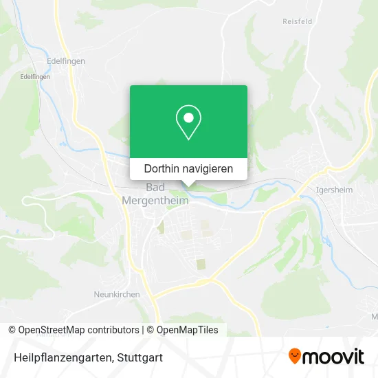 Heilpflanzengarten Karte