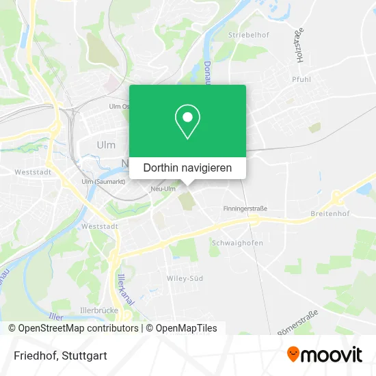 Friedhof Karte