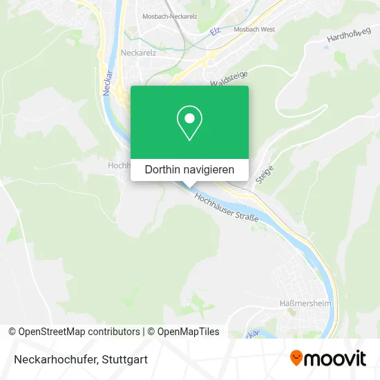 Neckarhochufer Karte
