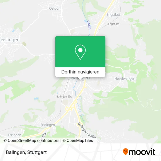 Balingen Karte