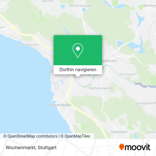 Wochenmarkt Karte