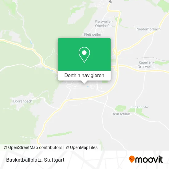 Basketballplatz Karte