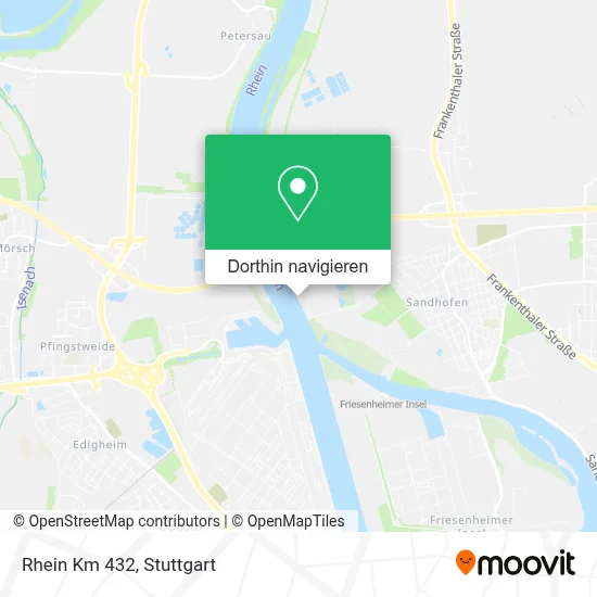 Rhein Km 432 Karte