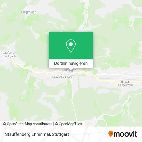 Stauffenberg Ehrenmal Karte