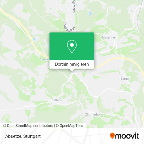 Absetze Karte