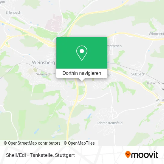 Shell/Edi - Tankstelle Karte