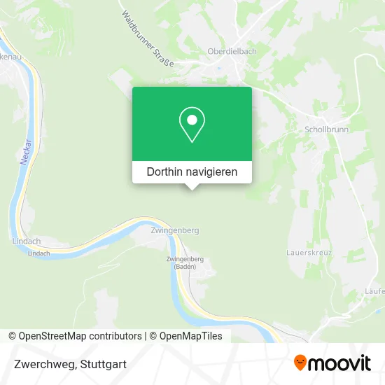 Zwerchweg Karte