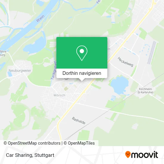 Car Sharing Karte