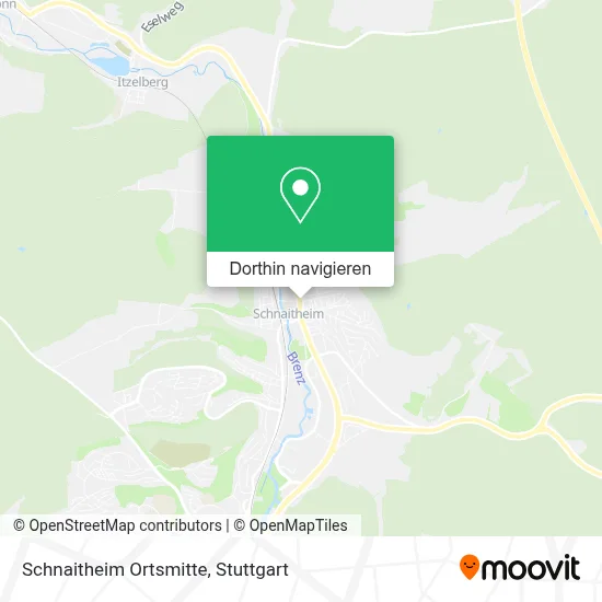 Schnaitheim Ortsmitte Karte