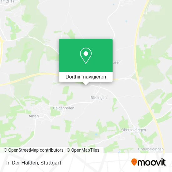 In Der Halden Karte