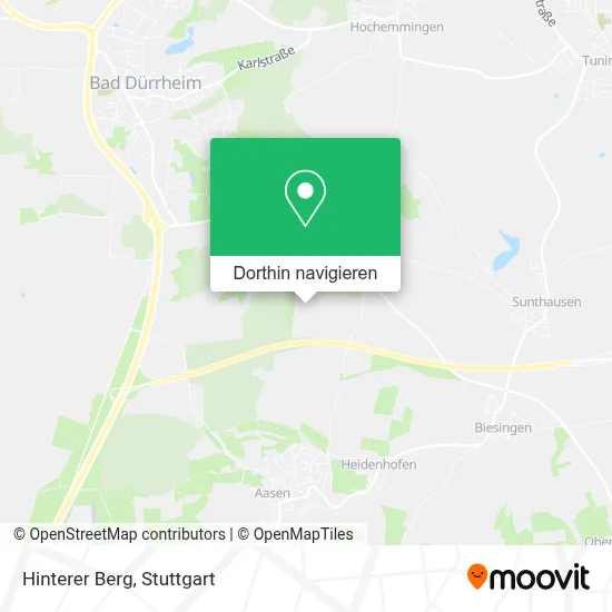 Hinterer Berg Karte