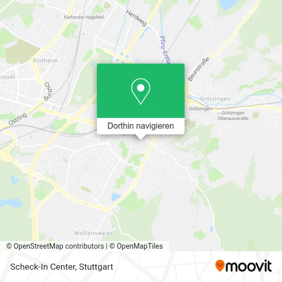 Scheck-In Center Karte