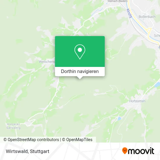 Wirtswald Karte