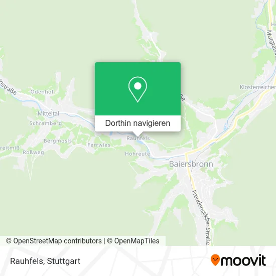 Rauhfels Karte