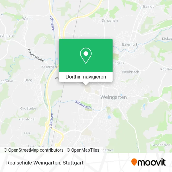 Realschule Weingarten Karte