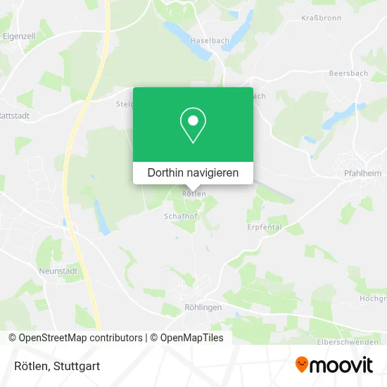 Rötlen Karte
