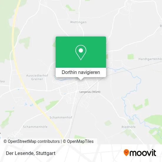Der Lesende Karte