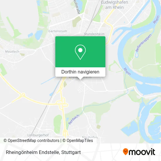 Rheingönheim Endstelle Karte
