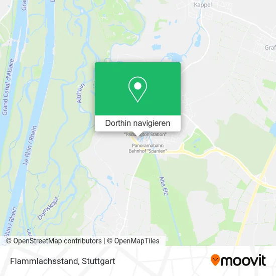 Flammlachsstand Karte