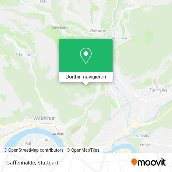 Gaffenhalde Karte