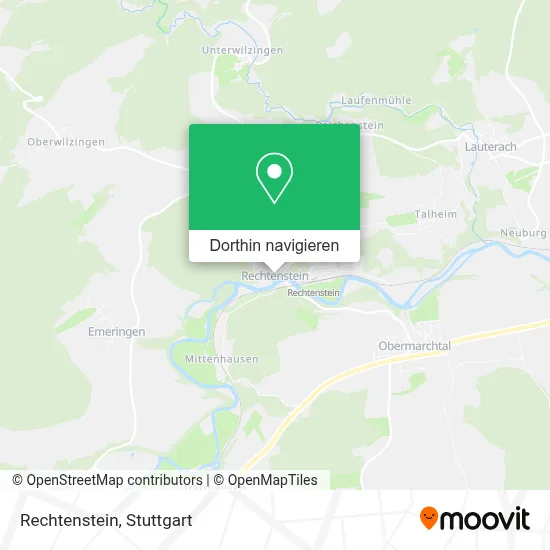 Rechtenstein Karte