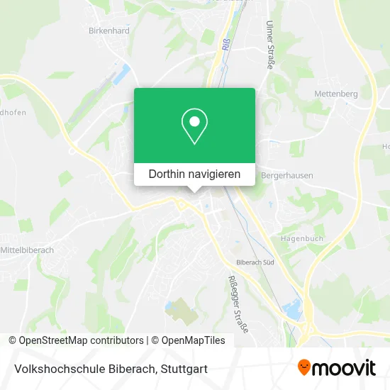 Volkshochschule Biberach Karte