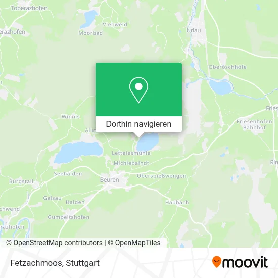 Fetzachmoos Karte