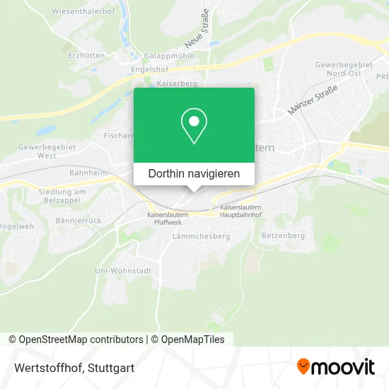 Wertstoffhof Karte