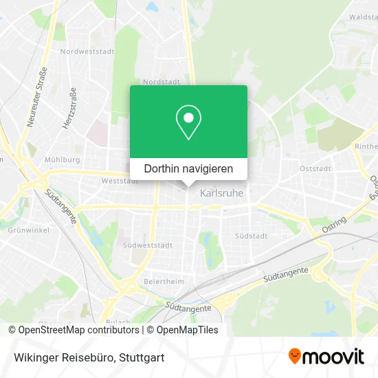 Wikinger Reisebüro Karte