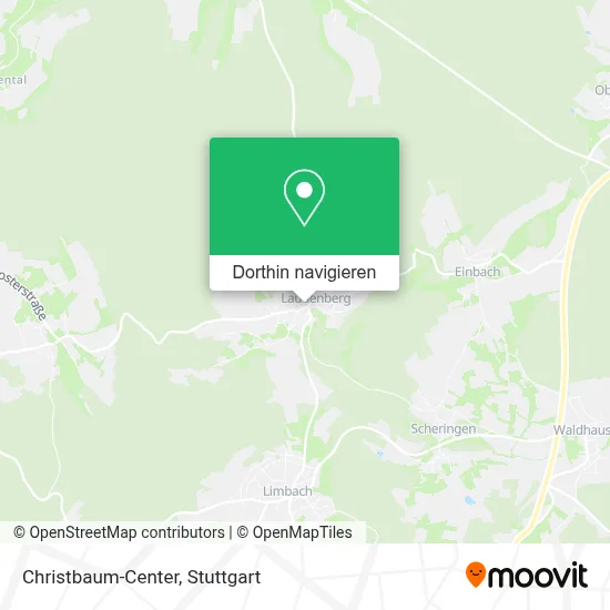 Christbaum-Center Karte