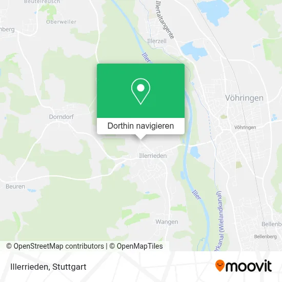 Illerrieden Karte
