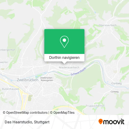 Das Haarstudio Karte