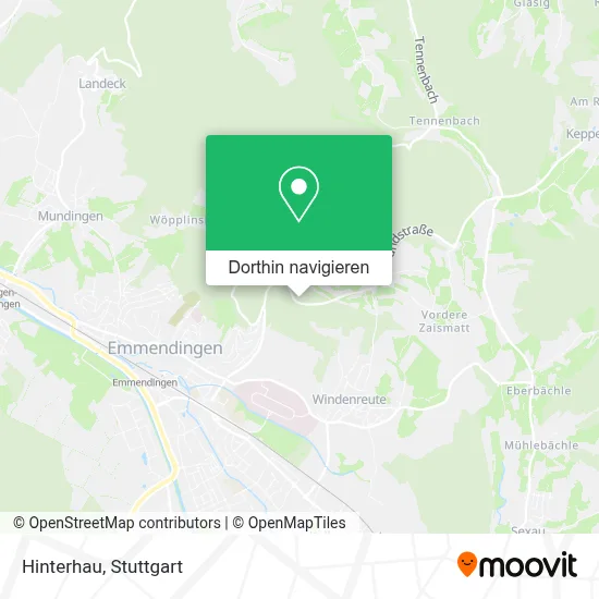 Hinterhau Karte