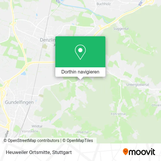 Heuweiler Ortsmitte Karte