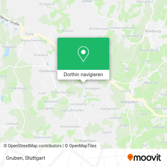 Gruben Karte