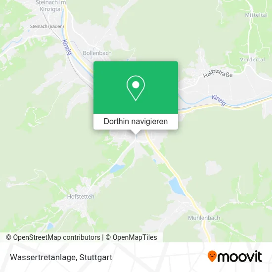 Wassertretanlage Karte