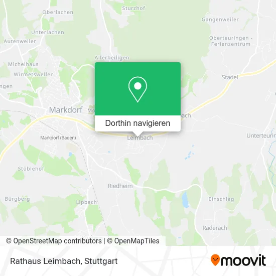 Rathaus Leimbach Karte