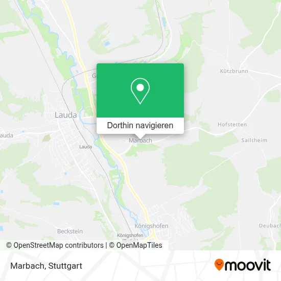 Marbach Karte