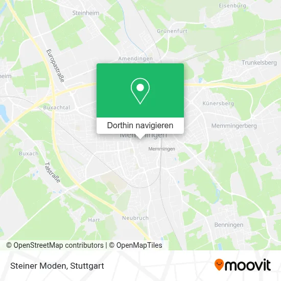 Steiner Moden Karte