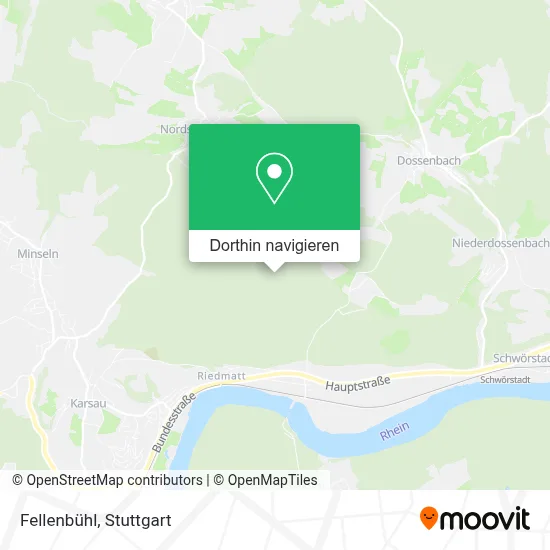 Fellenbühl Karte