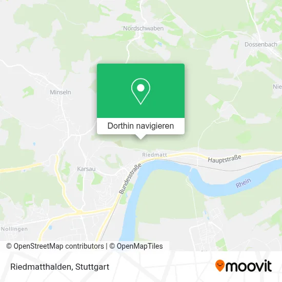 Riedmatthalden Karte