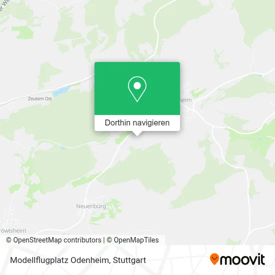 Modellflugplatz Odenheim Karte