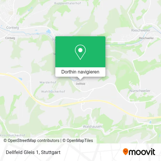 Dellfeld Gleis 1 Karte